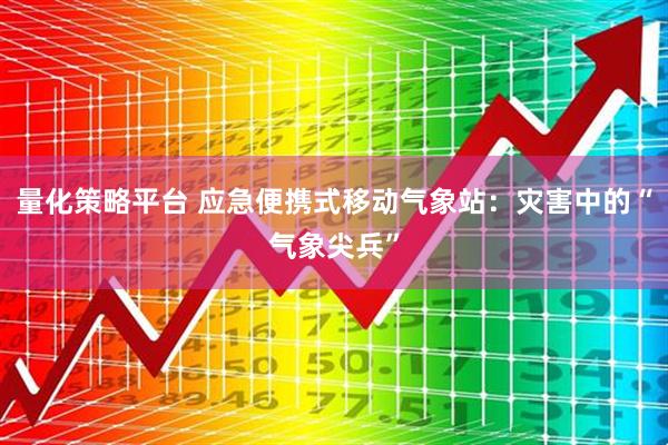 量化策略平台 应急便携式移动气象站：灾害中的“气象尖兵”